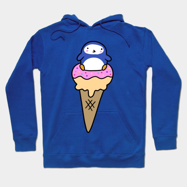 Penguin Icecream Cone Hoodie by saradaboru